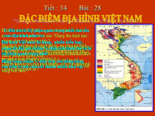 Bài 28. Đặc điểm địa hình Việt Nam