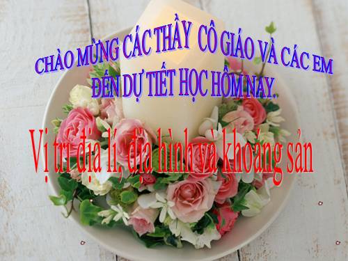 Bài 1. Vị trí địa lí, địa hình và khoáng sản