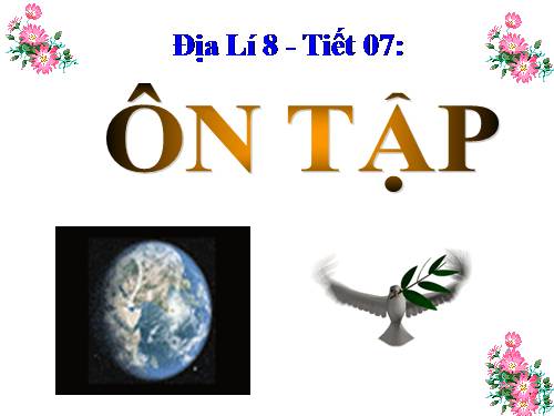 Tiết 07: Ôn tập