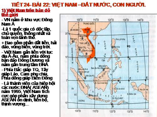 Bài 22. Việt Nam - Đất nước, con người.