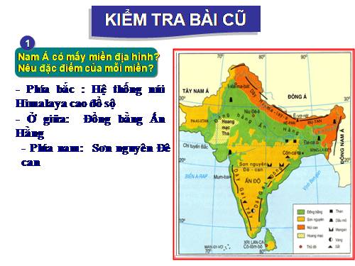 Bài 11. Dân cư và đặc điểm kinh tế khu vực Nam Á