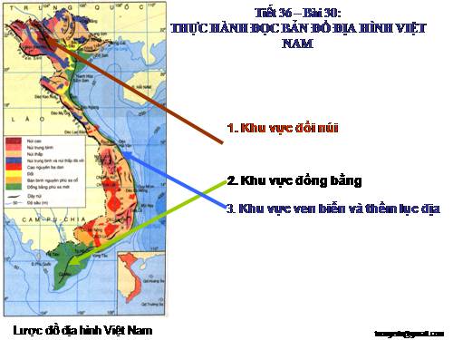 Bài 30. Thực hành: Đọc bản đồ địa hình Việt Nam