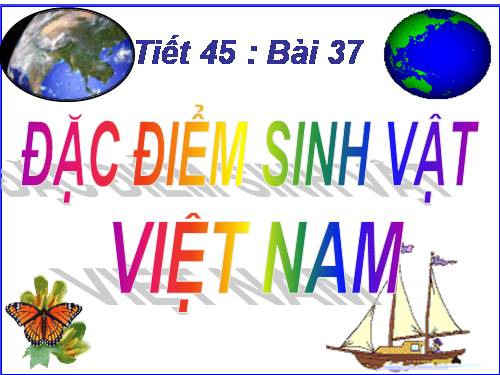 Bài 37. Đặc điểm sinh vật Việt Nam