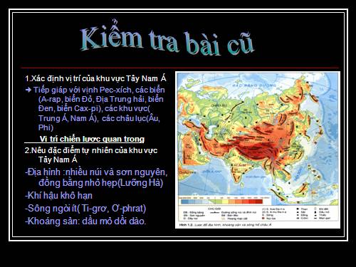 Bài 10. Điều kiện tự nhiên khu vực Nam Á