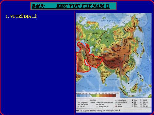 Bài 9. Khu vực Tây Nam Á