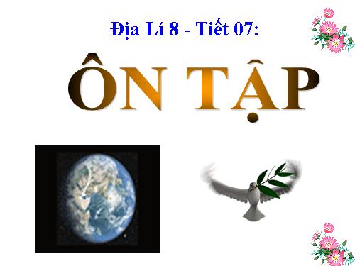 Tiết 07: Ôn tập