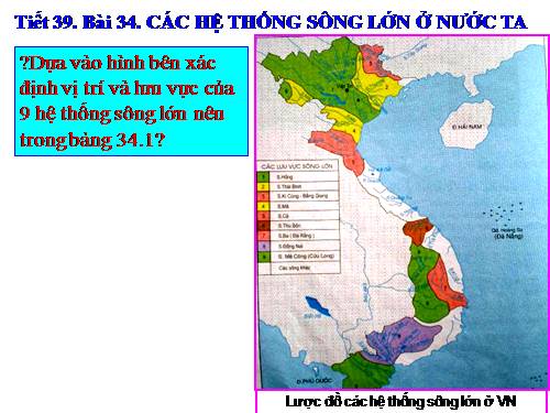 Bài 34. Các hệ thống sông lớn ở nước ta