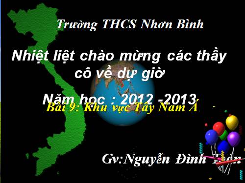 Bài 9. Khu vực Tây Nam Á