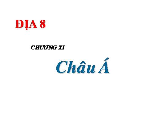 Bài 5. Đặc điểm dân cư, xã hội châu Á