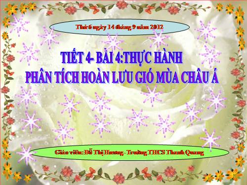 Bài 4. Thực hành: Phân tích hoàn lưu gió mùa ở châu Á