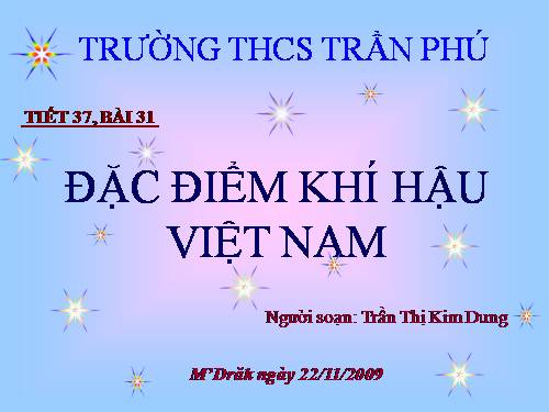 Bài 31. Đặc điểm khí hậu Việt Nam