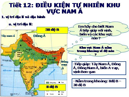 Bài 10. Điều kiện tự nhiên khu vực Nam Á