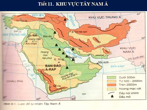 Bài 9. Khu vực Tây Nam Á