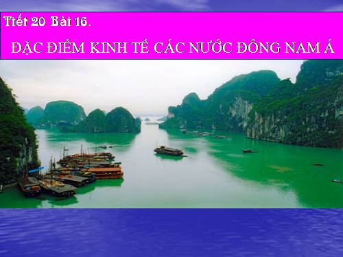 Bài 16. Đặc điểm kinh tế các nước Đông Nam Á