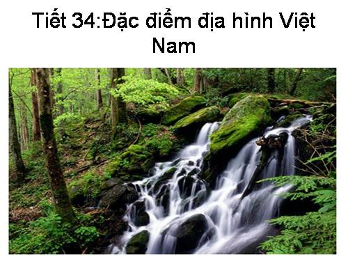 Bài 28. Đặc điểm địa hình Việt Nam