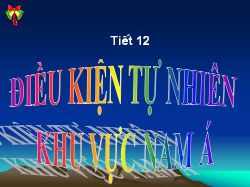 Bài 10. Điều kiện tự nhiên khu vực Nam Á