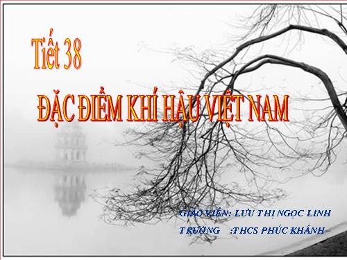 Bài 31. Đặc điểm khí hậu Việt Nam