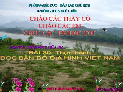 Bài 30. Thực hành: Đọc bản đồ địa hình Việt Nam