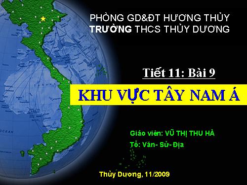 Bài 9. Khu vực Tây Nam Á