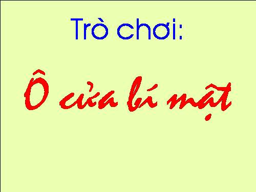 bai 1 tro choi