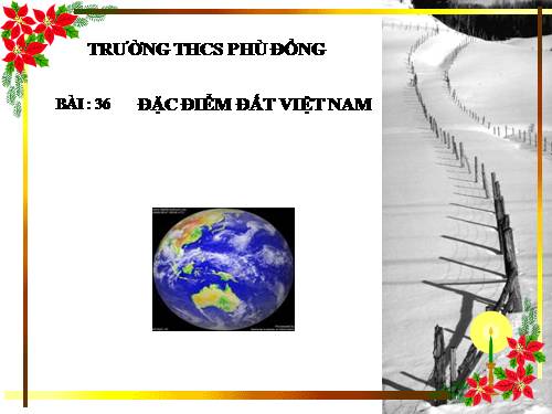 Bài 36. Đặc điểm đất Việt Nam