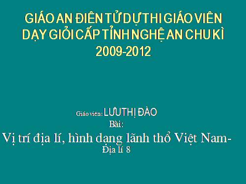 Bài 23. Vị trí, giới hạn, hình dạng lãnh thổ Việt Nam