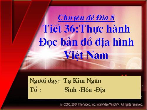 Bài 30. Thực hành: Đọc bản đồ địa hình Việt Nam