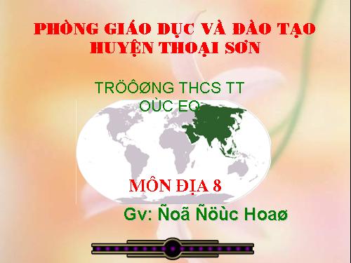 Bài 14. Đông Nam Á - đất liền và hải đảo