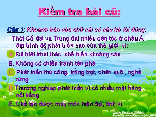 Bài 8. Tình hình phát triển kinh tế - xã hội ở các nước châu Á