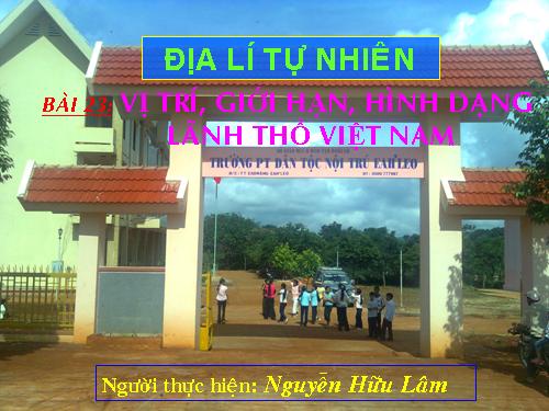 Bài 23. Vị trí, giới hạn, hình dạng lãnh thổ Việt Nam