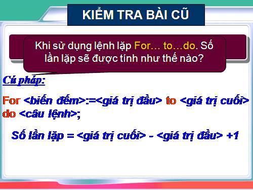 Bài 8. Lặp với số lần chưa biết trước