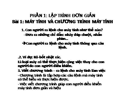 Bài 4. Sử dụng biến trong chương trình