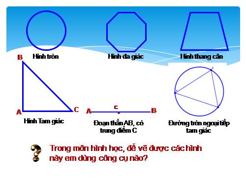 Học vẽ hình với phần mềm Geogebra