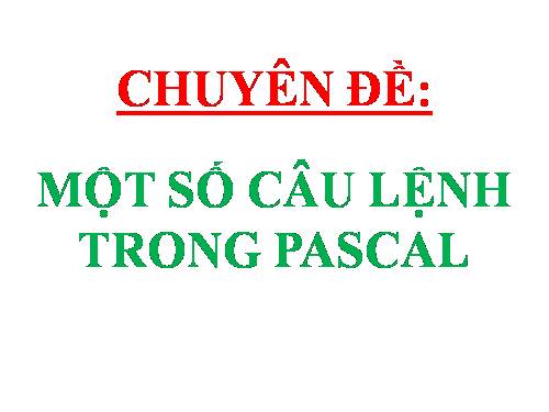 Bài 6. Câu lệnh điều kiện