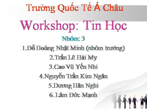 Quan sát hình không gian với phần mềm Yenka