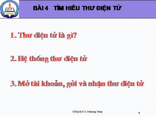 Bài 4. Sử dụng biến trong chương trình