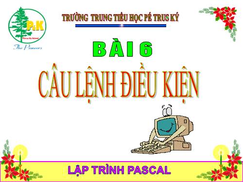 Bài 6. Câu lệnh điều kiện