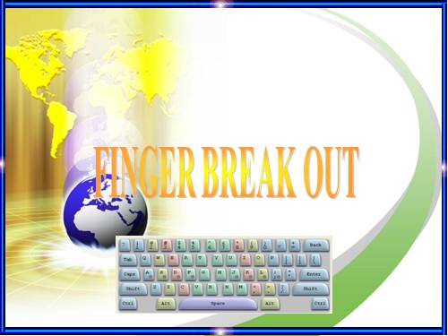 Luyện gõ bàn phím nhanh với Finger Break out