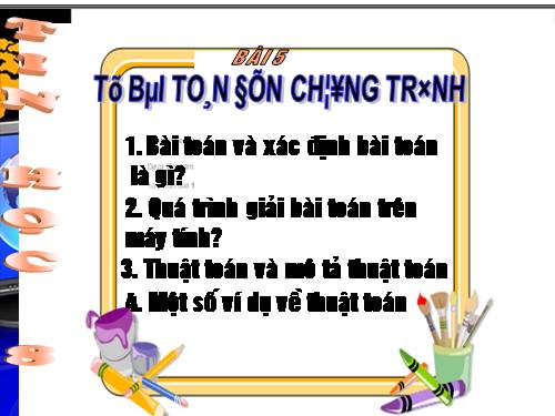 Bài 5. Từ bài toán đến chương trình