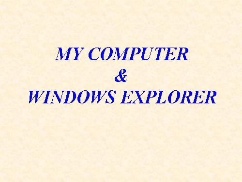 Windows explorer