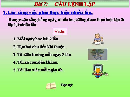 Bài 7. Câu lệnh lặp