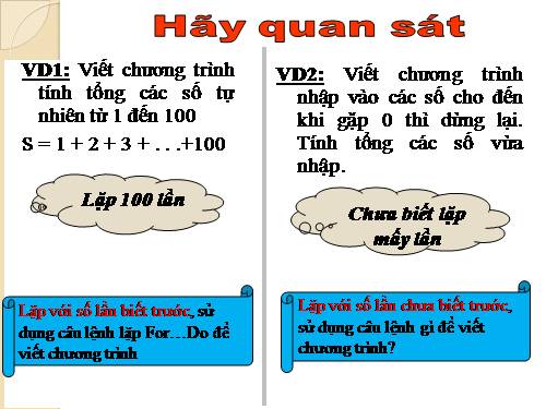 Bài 8. Lặp với số lần chưa biết trước