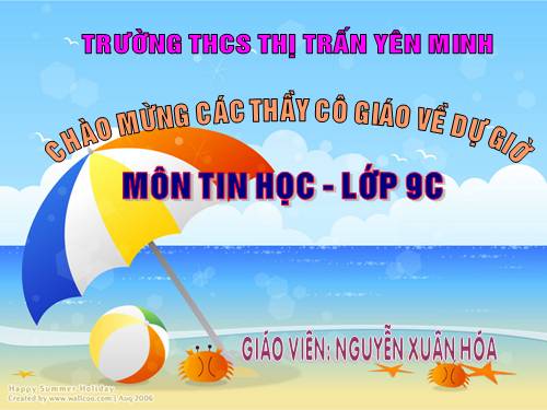 Bài 5. Từ bài toán đến chương trình