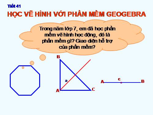 Học vẽ hình với phần mềm Geogebra