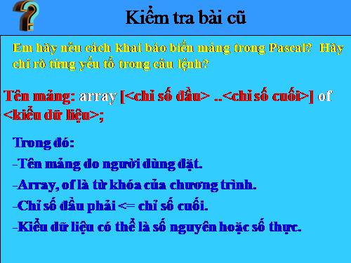 Bài 9. Làm việc với dãy số