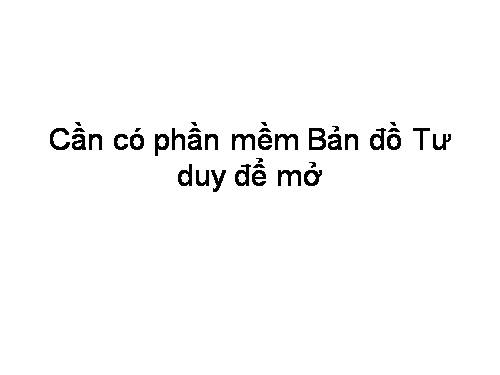 MT và phần mềm máy tính (Bản đồ tư duy)