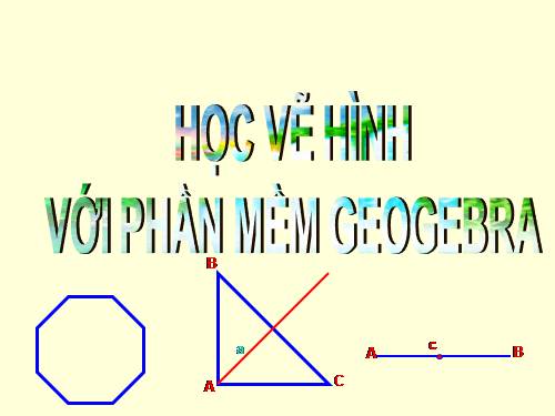 Học vẽ hình với phần mềm Geogebra