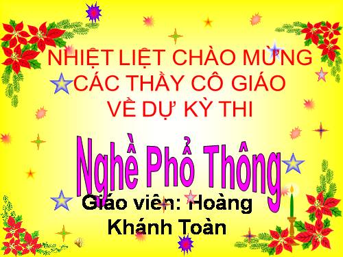 giáo án Giáo viên giỏi nghề