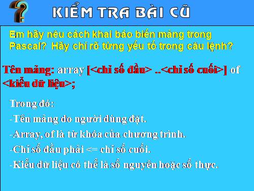 Bài 9. Làm việc với dãy số