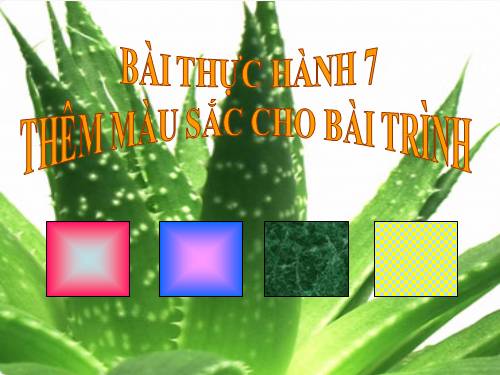 BÀI 18 CHÈN HÌNH ẢNH ĐỂ MINH HỌA